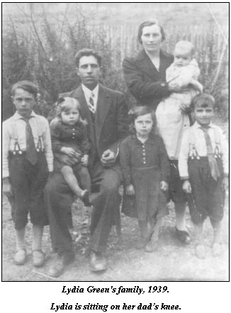 Lydia Green's Family, 1939